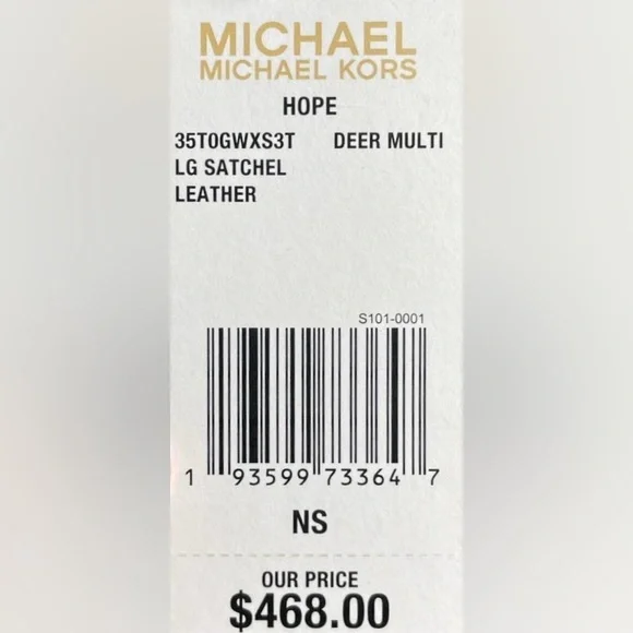 Michael Kors Hope Large Saffiano Leather Satchel - Picture 11 of 11